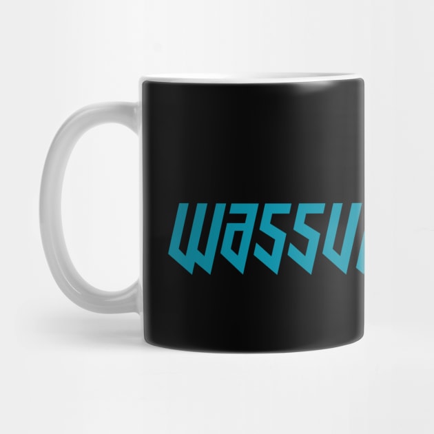 Wassup Haters (Funny, Cool & Italic Cyan Futuristic Font Text) by Graograman